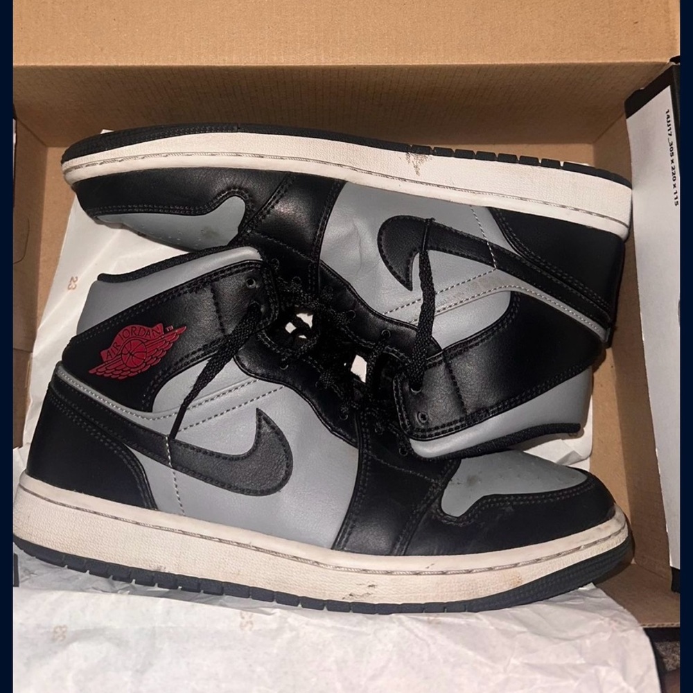 Jordan Black and White Sneakers